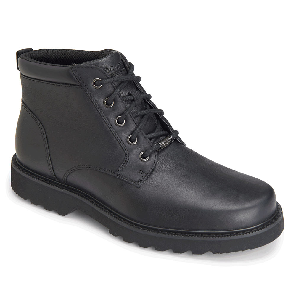 Botas Rockport Homem Pretas - Northfield Waterproof Plain Toe - 78624OYST
